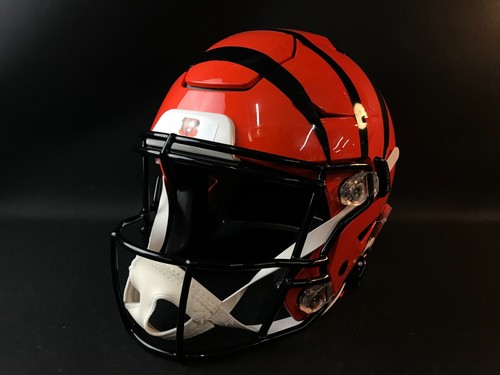 Joe Burrow Signed Bengals Full-Size Authentic Speed Helmet FANATICS /50 Who Dey - Picture 8 of 12