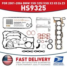 Full Engine Gasket Set Fit For 2001-2006 BMW 325i 530i X3 X5 2.5L 3.0L DOHC M54