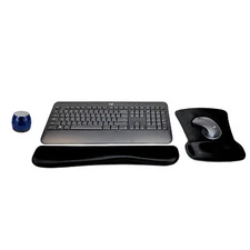 New Logitech MK540 Keyboard/Mouse Set + Micro Speaker, Gel Wrist/Mouse Pads