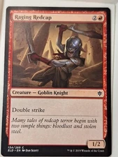 Raging Redcap - Throne of Eldraine - Magic the Gathering MTG Nice!
