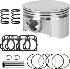 70mm Flat Top Piston.550 Ring Kit For Predator 212cc 224cc GX160 GX200 Mini Bike