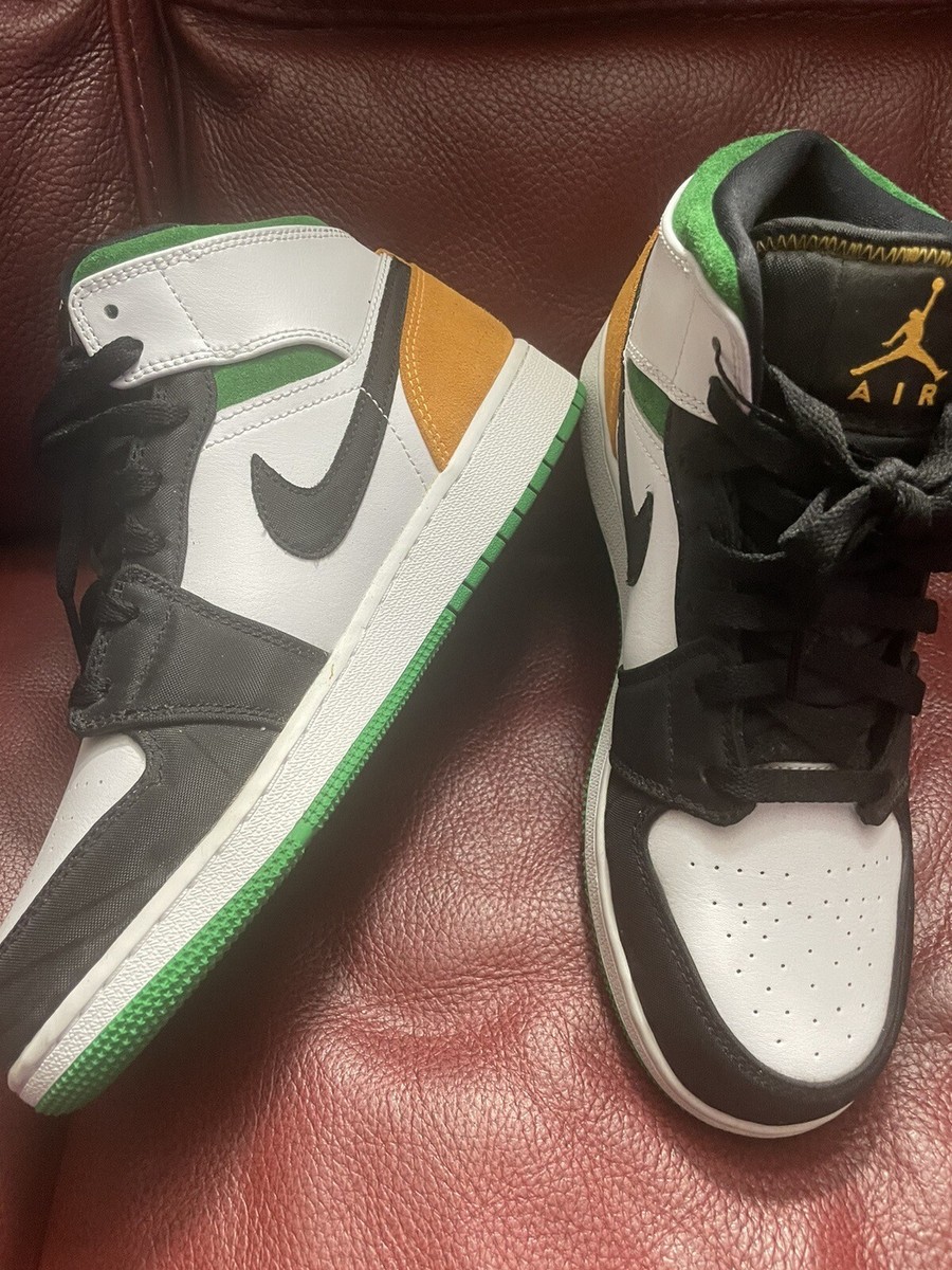 Jordan 1 Mid SE Lucky Green Orange | eBay