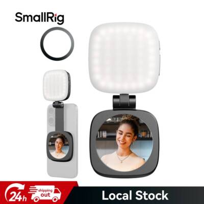 SmallRig Vibe P48 Magnetic Selfie Light for iPhone, Phone Light with a Mirror