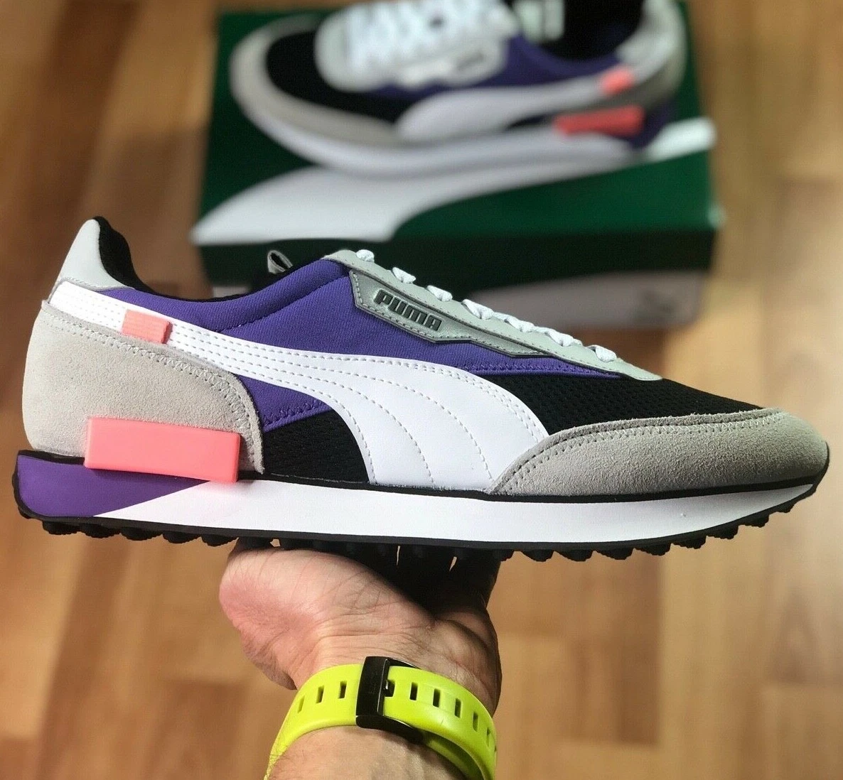 Puma rider violet sale