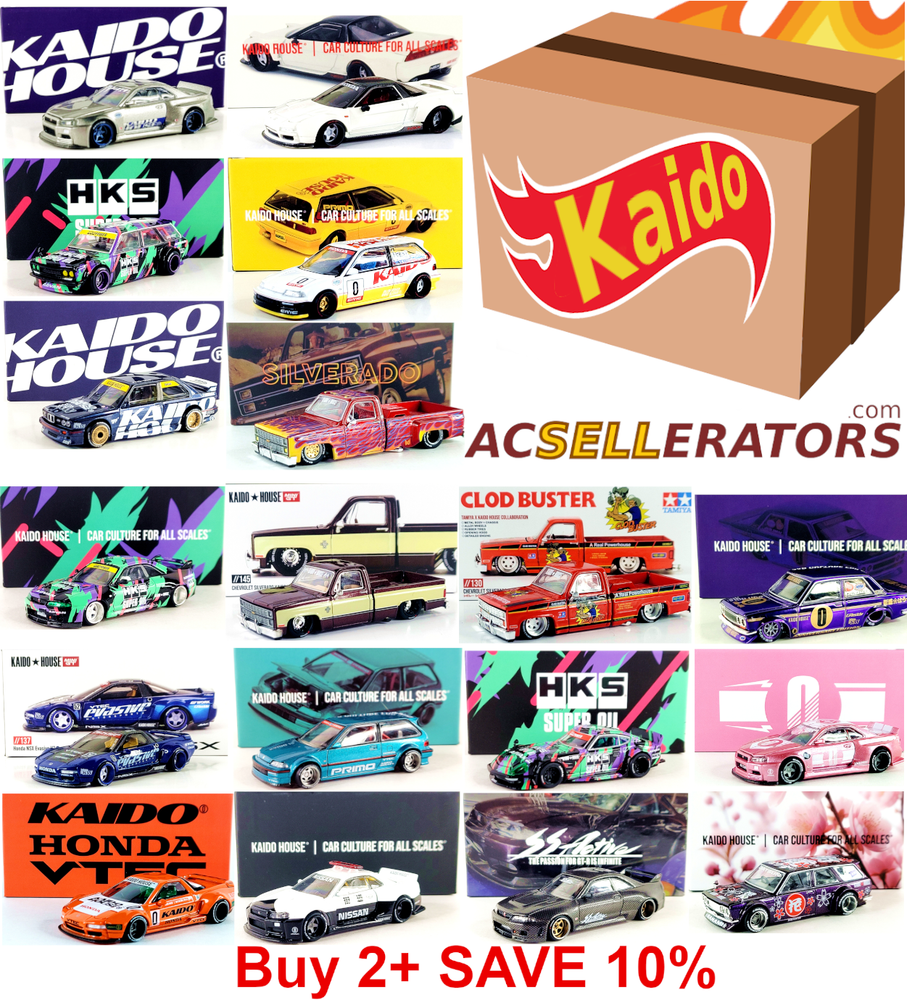 KAIDO HOUSE x MINI GT Nissan Honda Chevy Cars Choose Any 15+ Ships Free