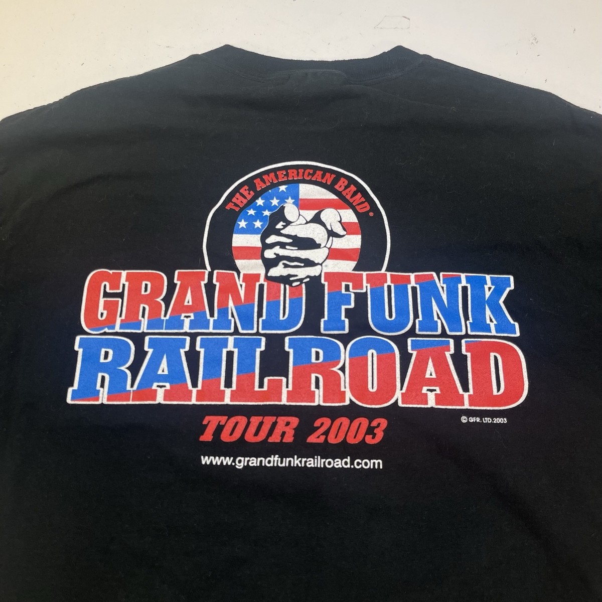 GRAND FUNK RAILROAD AMERICAN BAND TOUR CONCERT 2003 T SHIRT Mens L