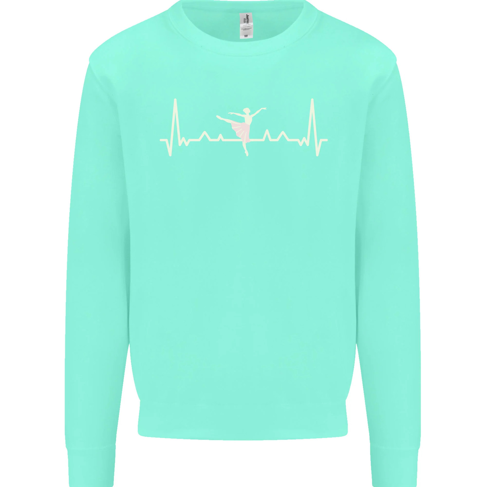 Sudadera Para Hombre Ballerina Dancer ECG Ballet Pulse