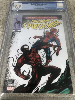 アメコミ Amazing spider man 361 CGC Carnage Amazing Spider Man 361 CGC 9.9 1st Carnage Turkish Ed Gorkem Demir