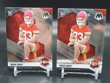 (2) 2021 Mosaic Rookie - Noah Gray - 387 - Kansas City Chiefs