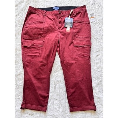 Democracy Ab solution High Rise Cuffed Utility Pants Fired Brick 24W WE82026X2