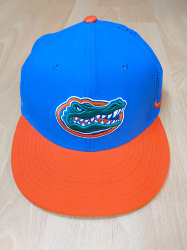 Cappello Florida Gators Nike uomo blu arancione true dri fit berretto a rete UF OSFM taglia unica - Foto 1 di 11
