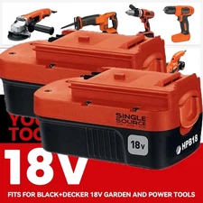 2-Pack 18V for Black and Decker HPB18 18 Volt 4.5Ah Battery HPB18-OPE 244760-00