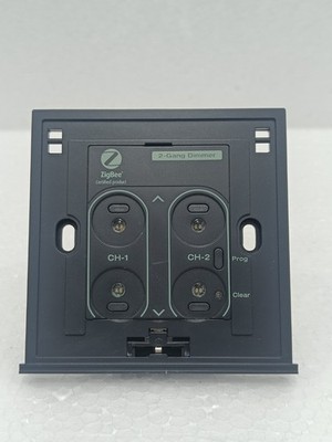 SCHNEIDER ZIGBEE 2-GANG SMART DIMMER SWITCH DUAL CHANNEL LIGHT CONTROLLER NEW