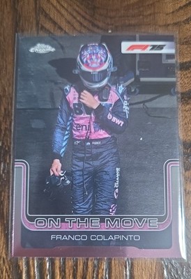 2025 Topps Chrome F1 Franco Colapinto On The Move #187 Alpine