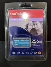 SanDisk MagicGate 256MB Memory Stick Pro - NOS Sealed MemoryStick Magic Gate