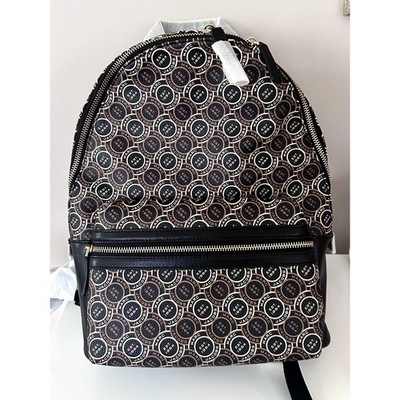 Marc Jacobs Logo Signet Shoulder Backpack Bookbag Unisex Authentic Bag New