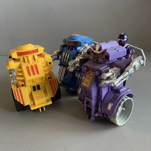 Vintage 1984 Macron Battle Bots Transformers KO Toys Lot 80s Robots GI Joe Scale