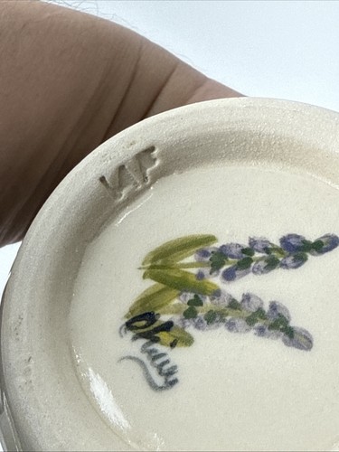 Hand Thrown Hummingbird Art Pottery Coffee/Tea Mug Signed - Picture 8 of 10