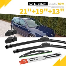 Für Bosch AR533S Scheibenwischer vorne + hinten passend für VW Golf IV 1997-2005