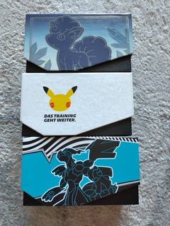 3 X Leere Pokémon ETB (Celebrations Schwarze Blitze & Silberne Sturmwinde)