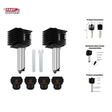 2 Pack A1 Mini/A1/A2L Hotend Print Head Hot End Kit Extruder Upgrade High-Tem...