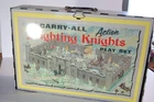 1967 MARX CARRY-ALL FIGHTING KNIGHTS PLAY SET *PLEASE READ* CASE IS A CLEAN VG+