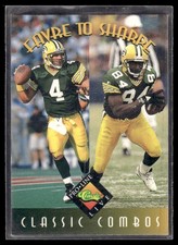 1994 Pro Line Live Brett Favre/Sterling Sharpe Green Bay Packers #392