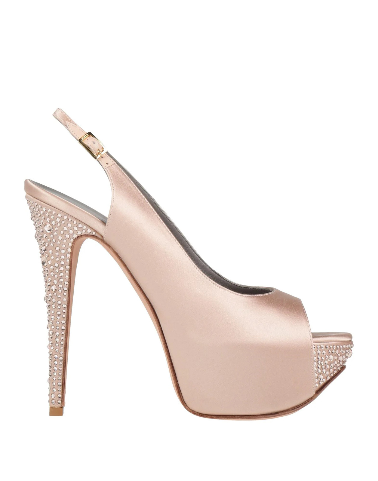 Gina - Women - Satin Sandals - Blush