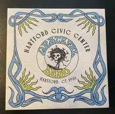 GRATEFUL DEAD Hartford CT 3.14.81 Civic Cente...