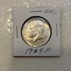 1964 Kennedy Half Dollar Silver Uncirculated Philadelphia Mint Coin