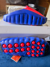 Nike Men’s Slide Sandals Blue/Red Slip-On Logo Casual US 9 FQ8895-400