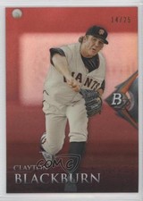 2014 Bowman Platinum Chrome Prospects Ruby 14/25 Clayton Blackburn #BPCP49 0b0