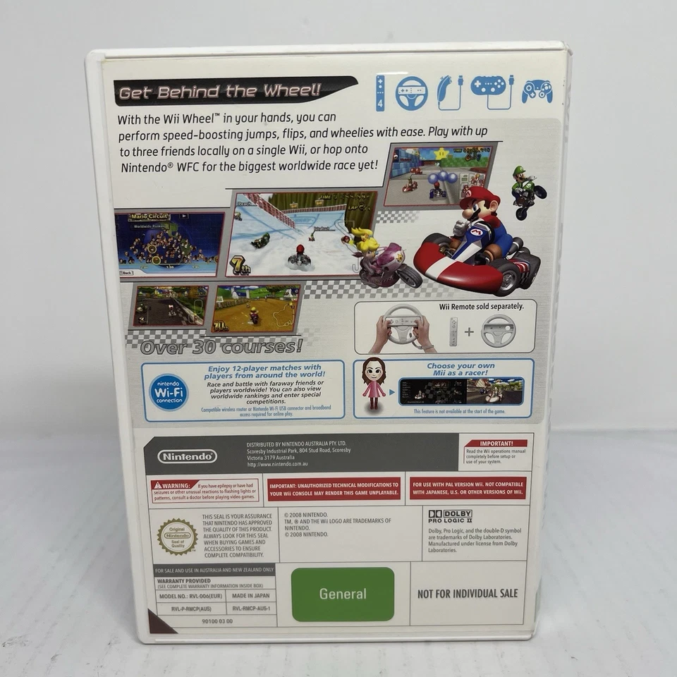 Mario Kart Nintento WiiI Including Manual Complete Free Postage - Image 3 of 4