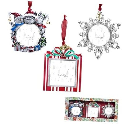  Christmas Tree Ornaments   3-Piece Decorative Hanging 2024 Holiday Keepsake 