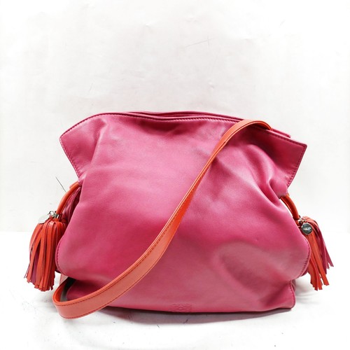 LOEWE Shoulder Bag Pink Leather 3133793