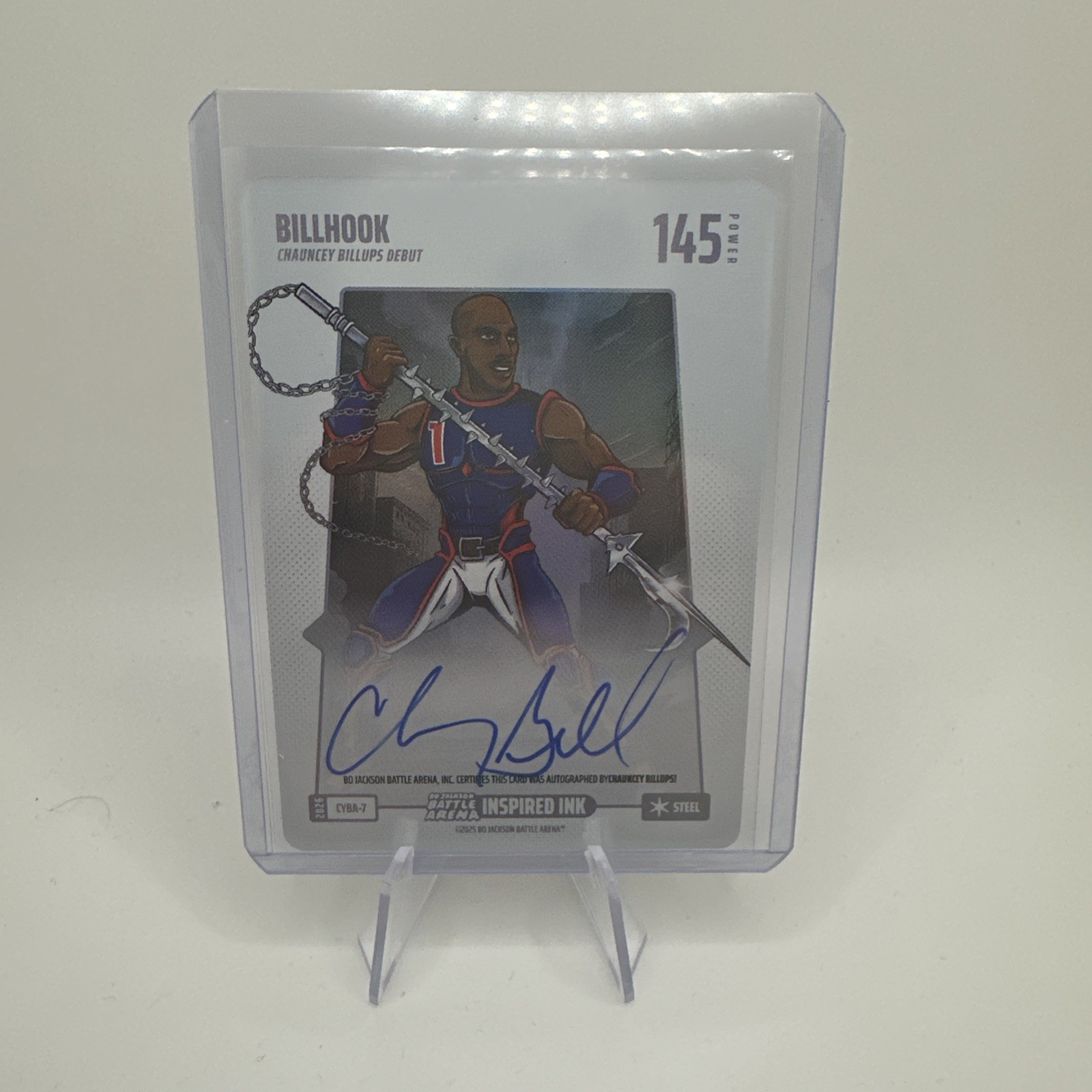 2025 Bo Jackson Battle Arena Griffey Steel Auto Billhook Billups inspired ink