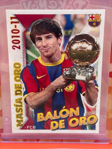 Panini FC Barcelona 2010-11 | Lionel Messi Sticker | Balón de Oro | #4