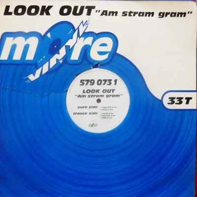 Look Out Am Stram Gram BLUE Vinyl Single 12inch More Vinyl