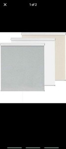 Cordless Blackout Roller Shades - UV Protection, Grey, 33.5" W X 72" H