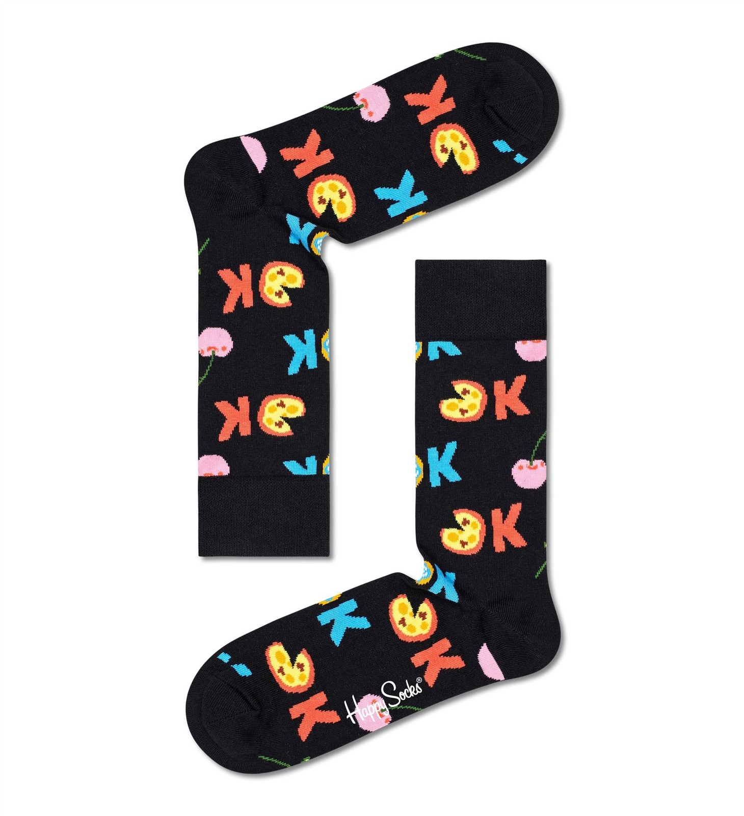 Happy Socks Crew Socks UK 7-11 Its OK 9300