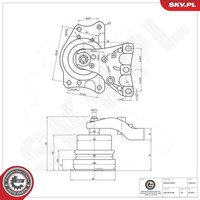 Esen SKV Motorlager Rechts Passend FüR Seat Cordoba Ibiza Skoda Fabia VW Polo