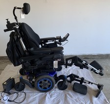 Quickie Q500 M Power Wheelchair Tilt Recline Elevating Legs Dual Joystick