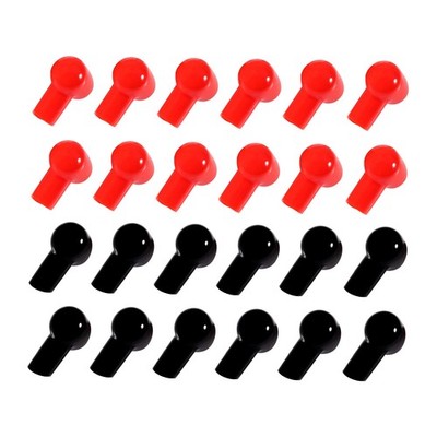 Shutao 24Pcs Battery Terminal Covers Red/Black