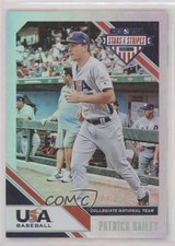 2020 USA Baseball Stars & Stripes Longevity Platinum 4/10 Patrick Bailey #80 0b0