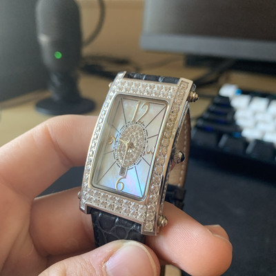 New in Box Croton Ladies Watch Rectangle MOP Face CZ  display picture 1