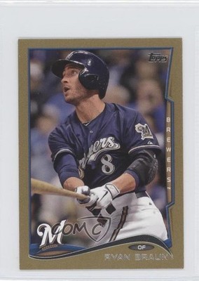 2014 Topps Mini Gold 19/63 Ryan Braun #435 1d9