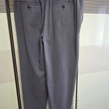System Homme Gray Slim Fit Slacks - Size 34