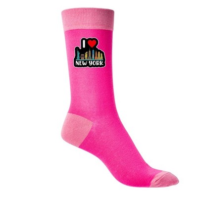 I Love New York Damen rosa Socken Geburtstag Geschenk Mitbringsel Geschenkidee