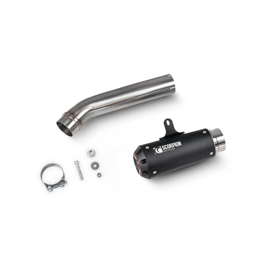 Honda CB1000 Hornet Scorpion Exhaust Ceramic Black Red Power PHA206BCER - Image 4 of 4