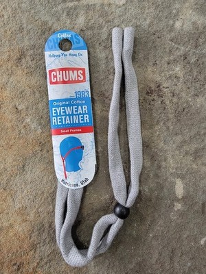 Chums Sunglass Retainer STORM GREY ( 12116357 ) for Smaller Frames FREE SHIPPING